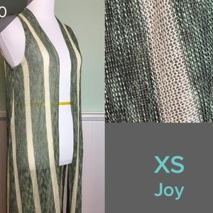 NWT LuLaRoe Joy - sleeveless cardigan